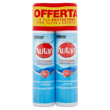 Autan Family Care Antizanzare Tigre e Comuni, Bipacco, Insetto Repellente, 2 x 100ml